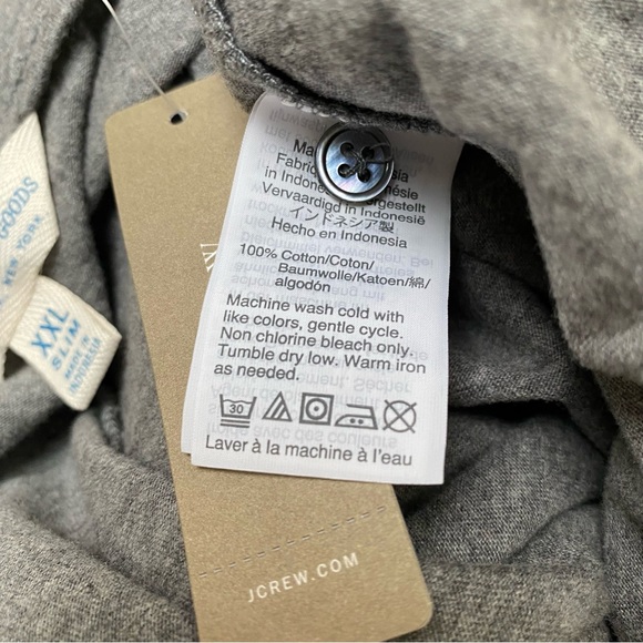 NWT J Crew Grey Slim Fit Jogger Sweatpants XXL - Picture 11 of 11